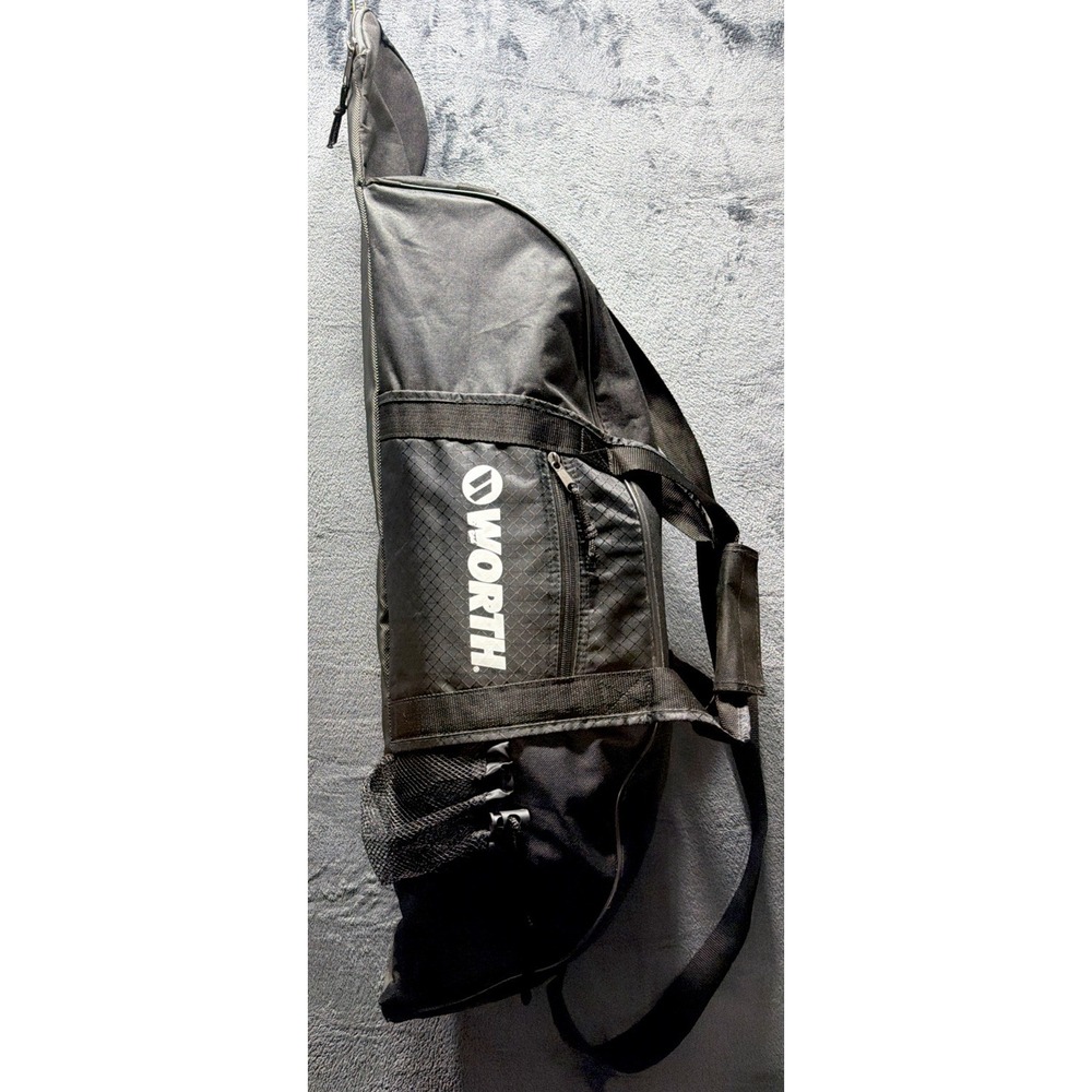 Worth Black Baseball / Softball Equipment Gear Bag. 36" X 9" X 5 1/2"